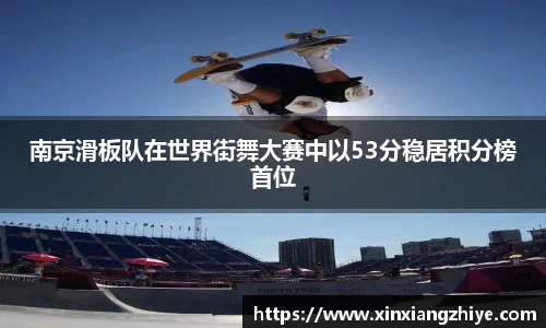 南京滑板队在世界街舞大赛中以53分稳居积分榜首位